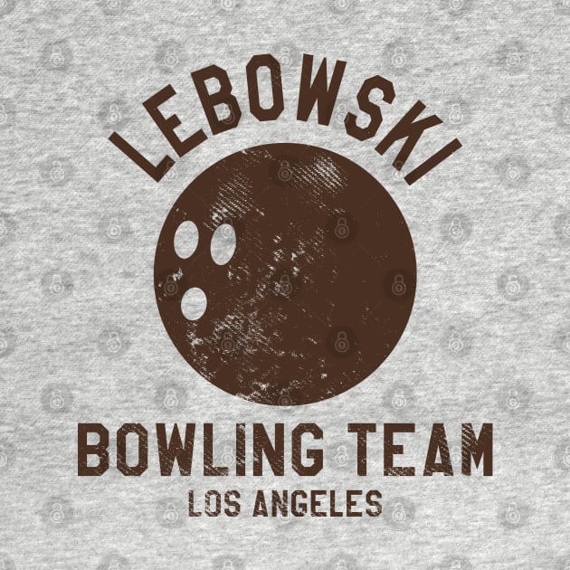 Lebowski Bowling Team Los Angeles by tvshirts